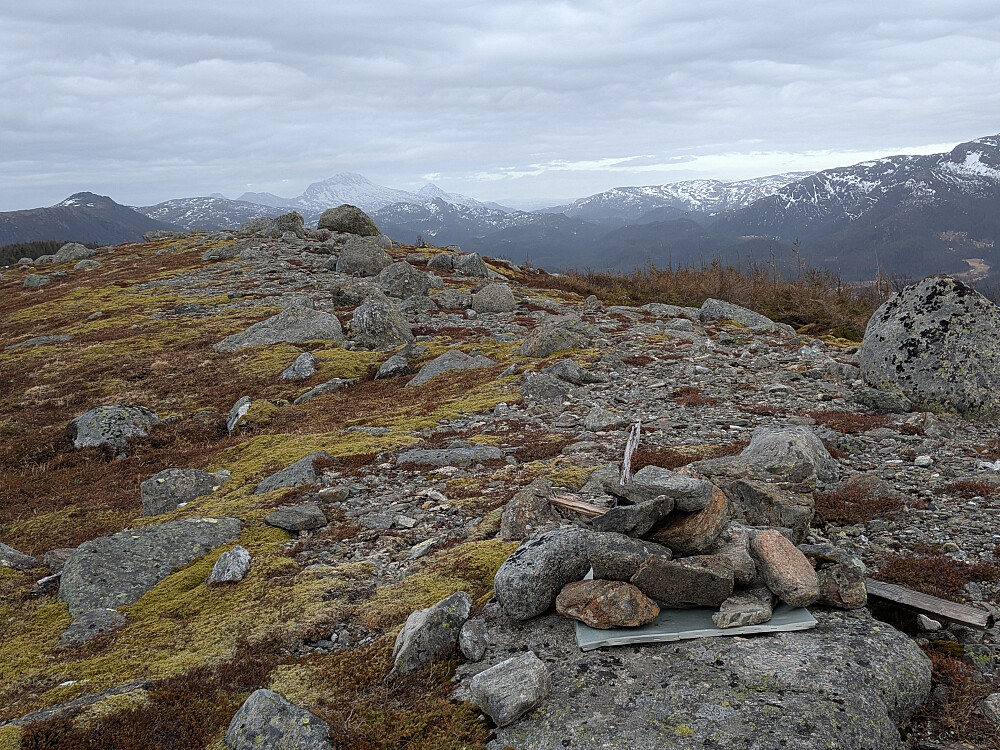 Trigpunktet på Heggvikfjellet
