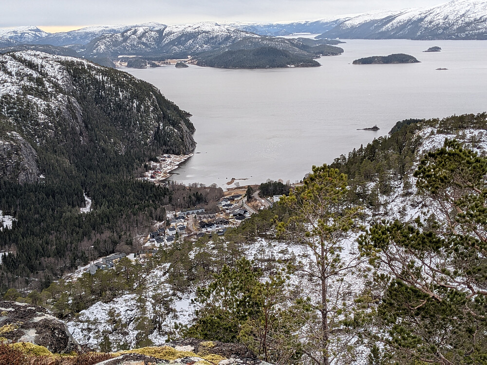 Utsikt mot Gullholmstranda