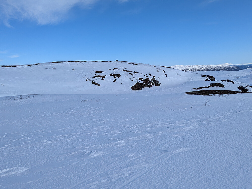 Gasterfjellet med varde nærmer seg