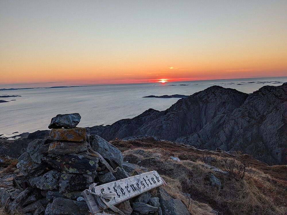 Solnedgang fra Eiternestinden