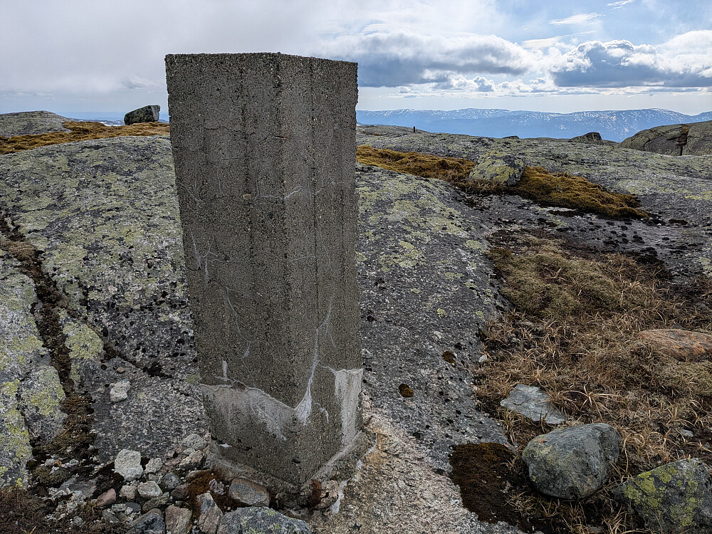 Et murt trigpunkt på Kjølstadfjellet